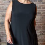 SYMPLI - "Nu Ideal" Tunique Sans Manches Taille Plus (21151)