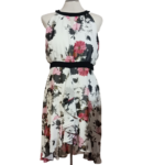 JOSEPH RIBKOFF - Flower Printed Sleeveless Dress (201359)