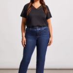 TRIBAL - Sophia Curvy Straight Leg Jeans (7572V-5050)