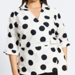 FOXCROFT - Chemise à Pois sans Repassage Salina (202765)