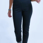 RAFFINALLA - Pantalon Surpiqué en Ponte (539W-080)