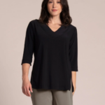 SYMPLI - Tunique Encolure en V Double (22364)
