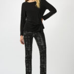 JOSEPH RIBKOFF - Jacquard Plaid Print Pull-On Pants (253179)