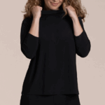 SYMPLI - Sweat-Shirt Ample à Manche 3/4 Taille Plus (22249NT)