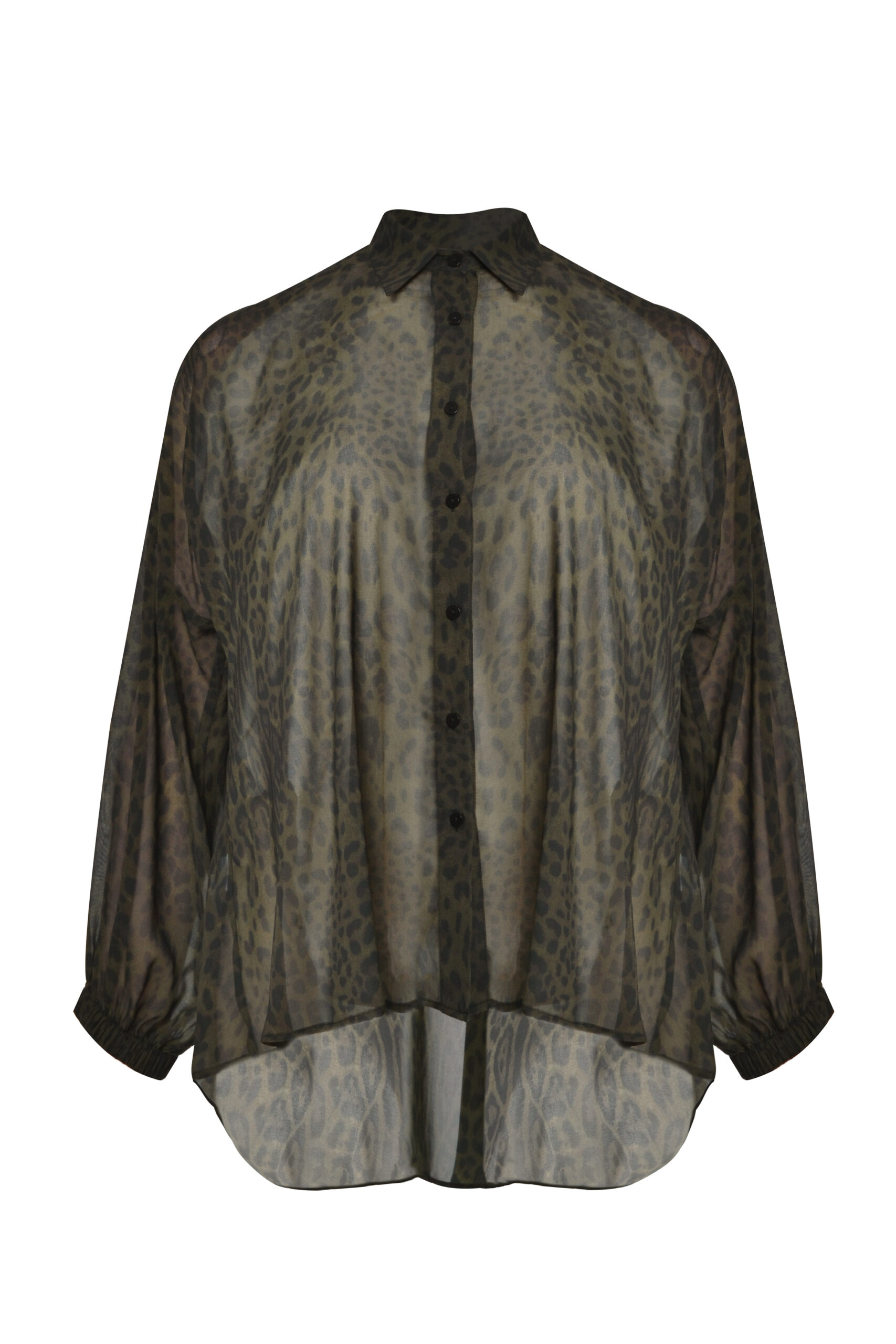 MAT - Sheer Animal Print Shirt (8401.3026) - Oppen's