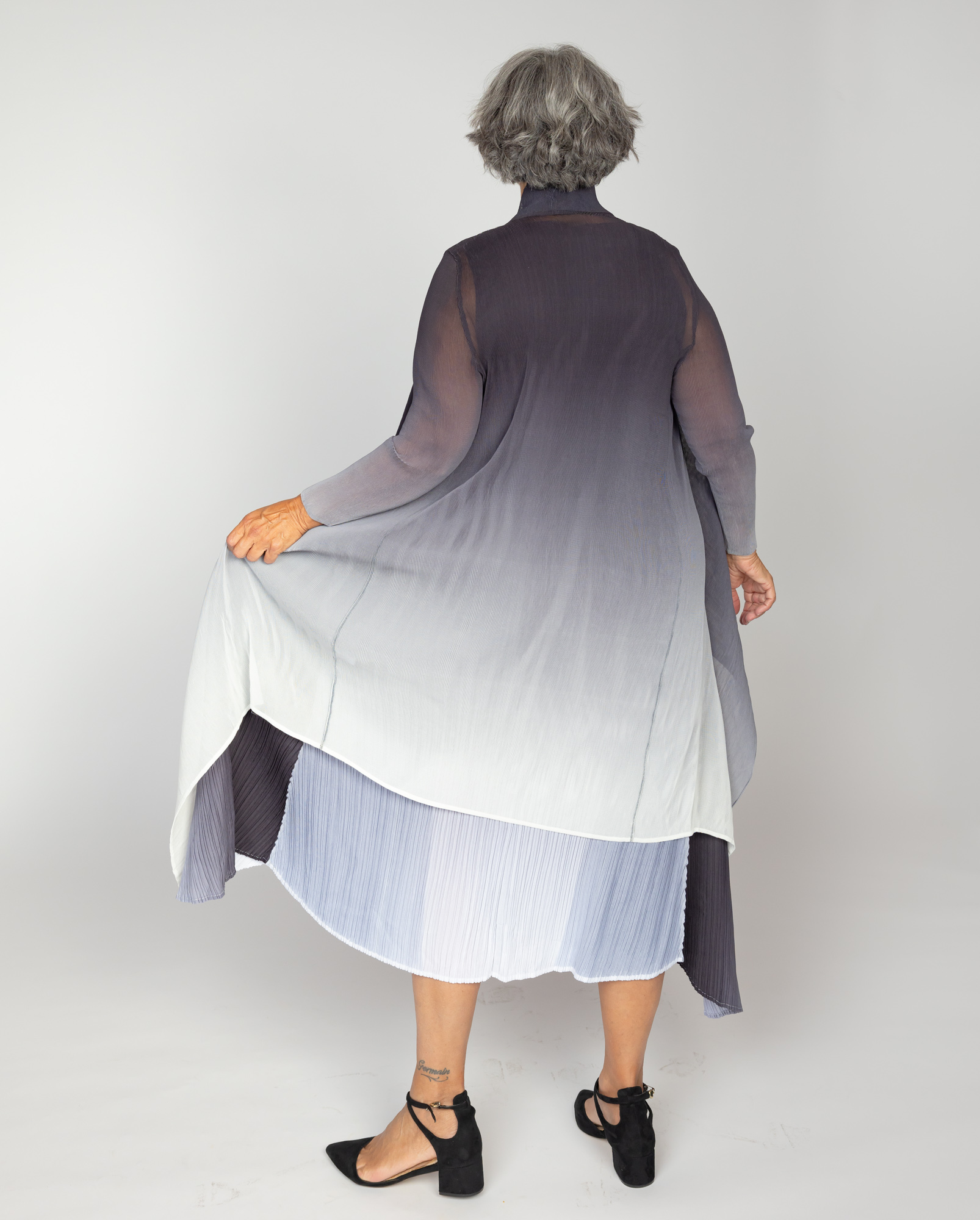 ALQUEMA - Hand Pleated Cover Up (AC2404)