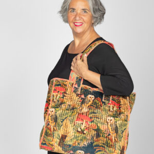 POWDER - Luxe Velvet Quilted Tote Bag