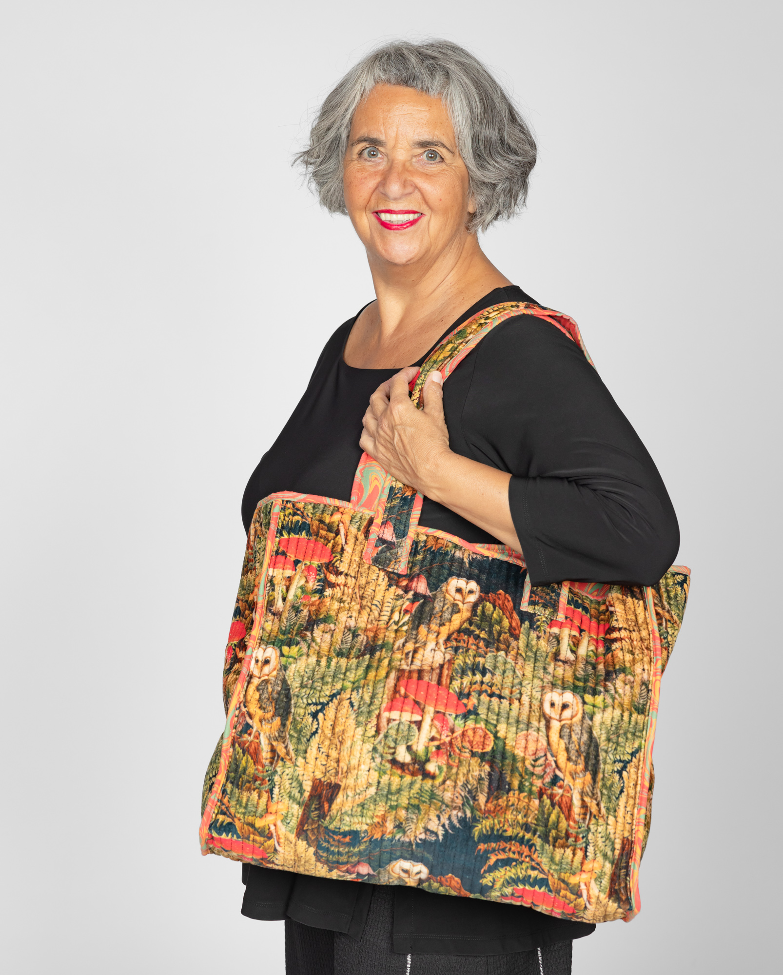 POWDER - Luxe Velvet Quilted Tote Bag