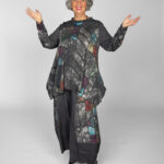 OZAI N KU - Baloon Pants in Printed Jersey (766058)