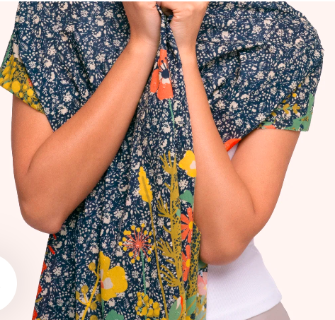 POWDER - Cotton Poplin Print Scarf (POP6)