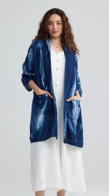 LUUKAA - Veste Longue à Effet Batik MONROE (26Y03306)