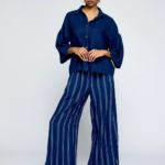LUUKAA - Pantalon en Mousseline de Denim AZALEA (26Y0203)