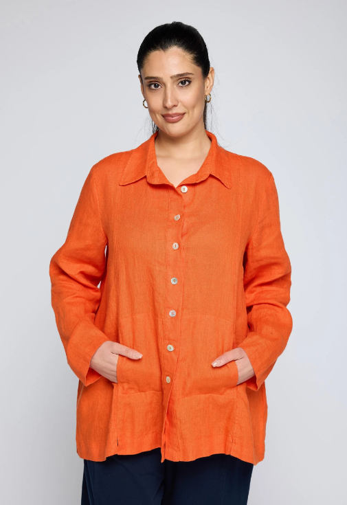 LUUKAA - Chemise en Lin Uni PHALIA (26Y0158)