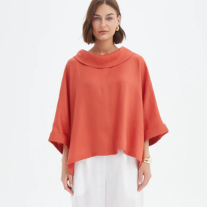 TIRELLI - FUNNEL NECK BOXY TOP (24A3523)