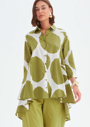 TIRELLI - SPOT PRINT SWING BACK SHIRT (24S3367)