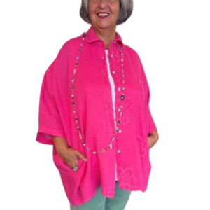 MARIE LA LUNE - COLZA ONE SIZE LINEN SHIRT