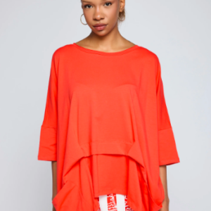LUUKAA - SOLENE Layered Jersey Tunic (26Y01148)