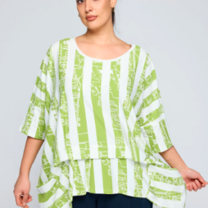 LUUKAA - EMRYN Striped Jersey Tunic (26Y01117)