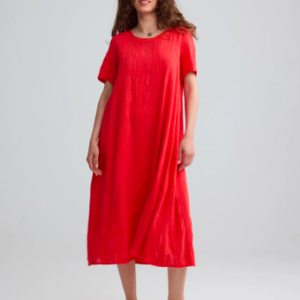 LUUKAA - CALLA Check-Embroidered Dress (26Y0522)