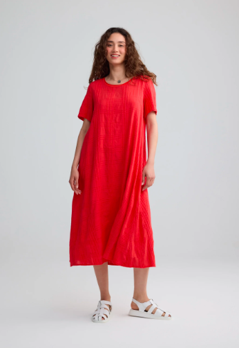 LUUKAA - CALLA Check-Embroidered Dress (26Y0522)