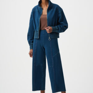 JOSEPH RIBKOFF - Knit Denim Culotte Pull-On Pants (263642)
