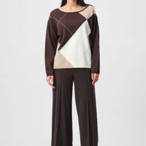 JOSEPH RIBKOFF - Silky Knit Pull-On Wide Leg Pants (251017F26)