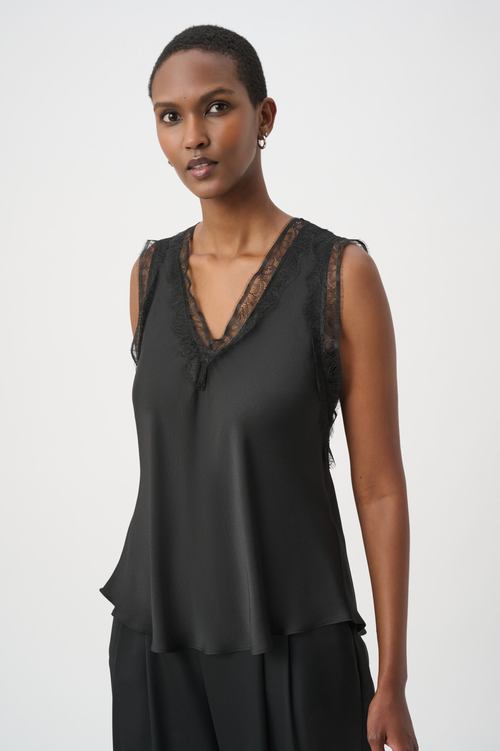 JOSEPH RIBKOFF – Recycled Satin Sleeveless Top (264175)