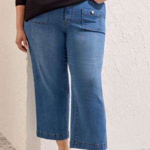 TRIBAL - SOPHIA CURVY SUPER STRAIGHT ANKLE DENIM (6231V)