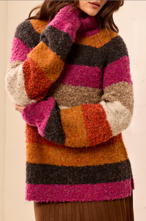 TRIBAL - L/S TURTLE NK SWEATER (3264O)