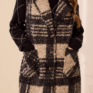 TRIBAL - VESTE BOUTONNÉE DEVANT (3235O)
