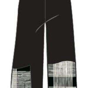 SYMPLI - Wide Leg Crop Blocked Print (27204BP)
