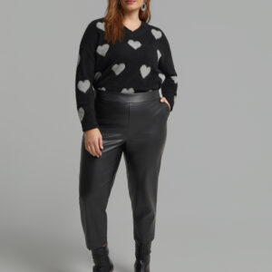 MAT - V Neck Heart Sweater (8601.5028)