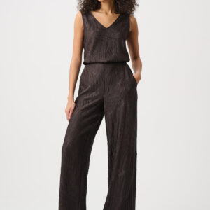 JOSEPH RIBKOFF - Pleated Satin Pull-On Wide-Leg Pants (T-263052)