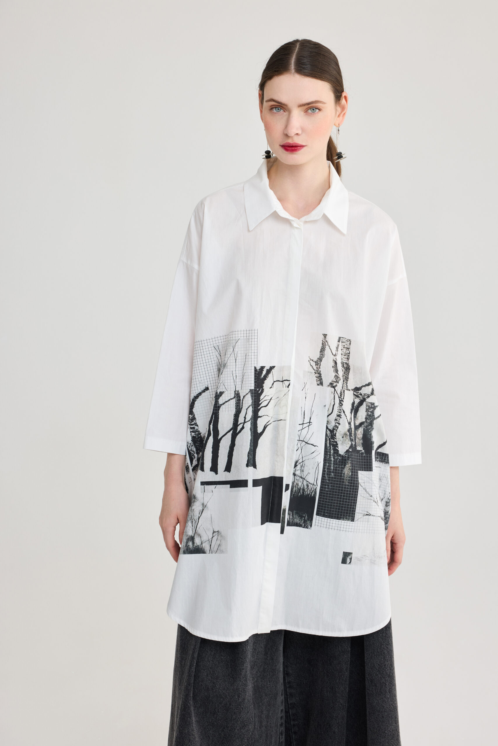 LUUKAA - Printed Long Shirt (26K1126)