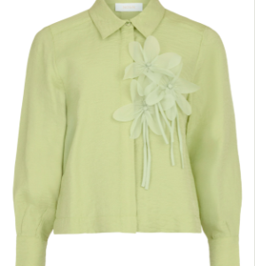 NOEN - Blouse With Flower Appliqué (86306-81368)