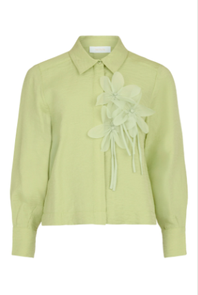 NOEN - Blouse With Flower Appliqué (86306-81368)